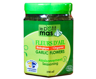 Fermented garlic scapes in oil - 190 ml jars - Conventional - Le Petit Mas